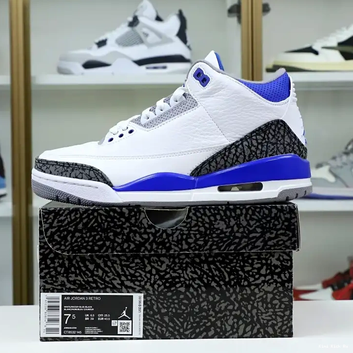 3 AIR 'RACER JORDAN BLUE' Kimikick RETRO 0714